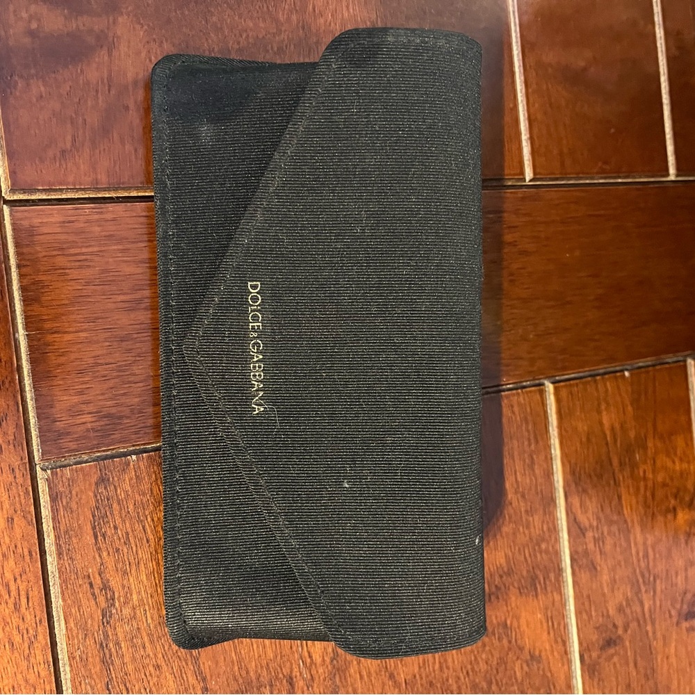 Dolce & Gabbana Black Fabric Case
